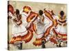 Folkloric Latin Dancers-Mark Chandon-Stretched Canvas