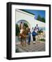 Folkloric show, Tunisia-null-Framed Art Print