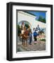 Folkloric show, Tunisia-null-Framed Art Print