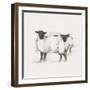 Folksie sheep I-Ethan Harper-Framed Art Print