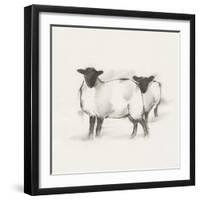 Folksie sheep I-Ethan Harper-Framed Art Print