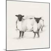 Folksie sheep I-Ethan Harper-Mounted Art Print