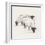 Folksie sheep II-Ethan Harper-Framed Art Print