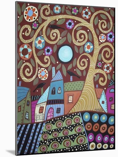 Folksy Village-Karla Gerard-Mounted Giclee Print