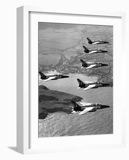 Folland Gnat Was Introduced to the Press at the RAF Valley Station-null-Framed Photographic Print