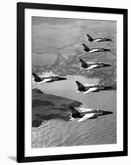 Folland Gnat Was Introduced to the Press at the RAF Valley Station-null-Framed Photographic Print