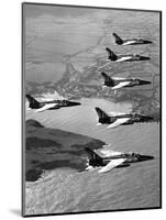 Folland Gnat Was Introduced to the Press at the RAF Valley Station-null-Mounted Photographic Print