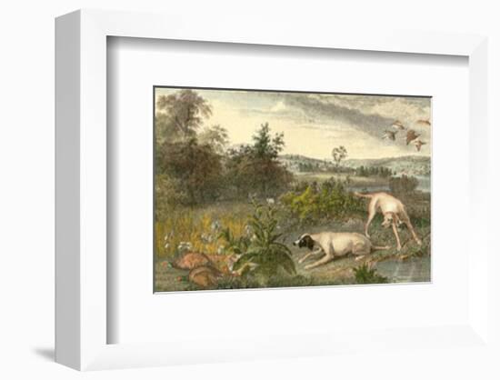 Folle et Mitte-null-Framed Art Print