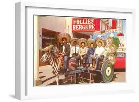 Follies Bergere in Tijuana-null-Framed Art Print