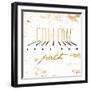 Follow Gold-OnRei-Framed Art Print