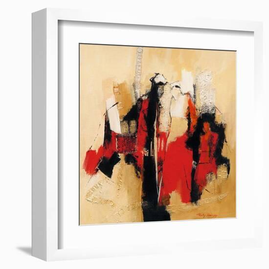 Follow Me I-Ricky Damen-Framed Art Print