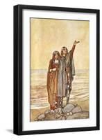 Follow me now to the Hill of Allen', c1910-Stephen Reid-Framed Giclee Print