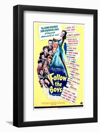 Follow the Boys - Movie Poster Reproduction-null-Framed Photo