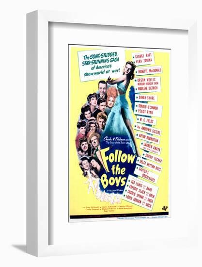 Follow the Boys - Movie Poster Reproduction-null-Framed Photo