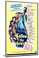 Follow the Boys - Movie Poster Reproduction-null-Mounted Photo