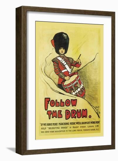 Follow the Drum-John Hassall-Framed Art Print
