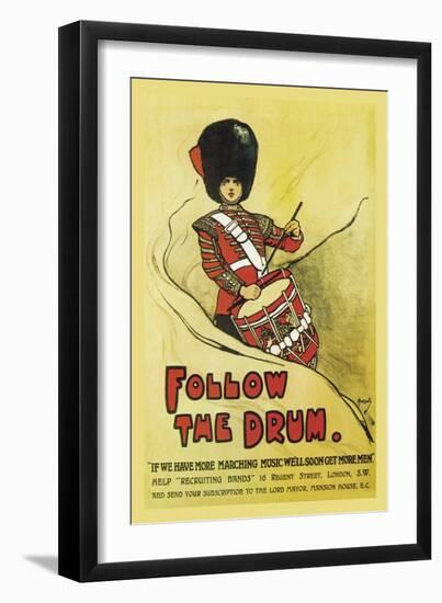 Follow the Drum-John Hassall-Framed Art Print