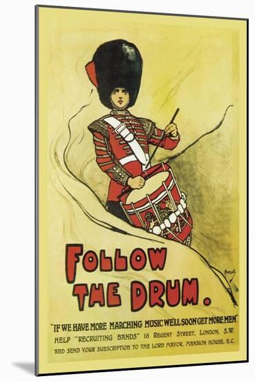 Follow the Drum-John Hassall-Mounted Art Print