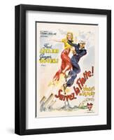 Follow The Fleet, (aka Suivez La Flotte!), Ginger Rogers, Fred Astaire, 1936-null-Framed Art Print