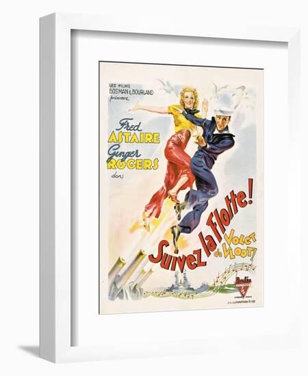 Follow The Fleet, (aka Suivez La Flotte!), Ginger Rogers, Fred Astaire, 1936-null-Framed Art Print