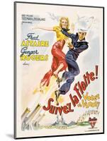 Follow The Fleet, (aka Suivez La Flotte!), Ginger Rogers, Fred Astaire, 1936-null-Mounted Art Print