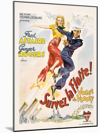 Follow The Fleet, (aka Suivez La Flotte!), Ginger Rogers, Fred Astaire, 1936-null-Mounted Art Print