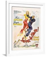 Follow The Fleet, (aka Suivez La Flotte!), Ginger Rogers, Fred Astaire, 1936-null-Framed Art Print