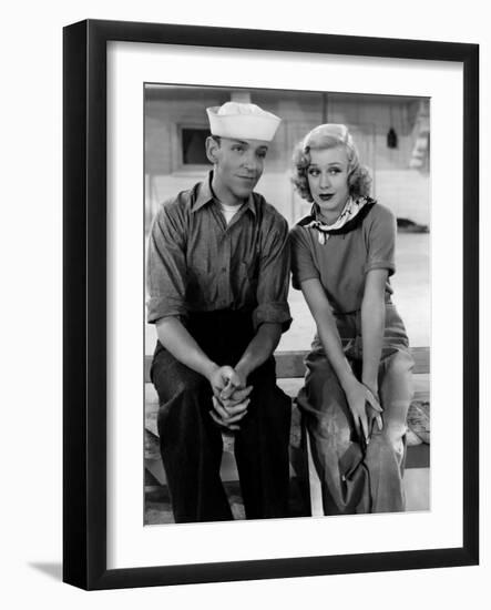 Follow The Fleet, Fred Astaire, Ginger Rogers, 1936-null-Framed Photo