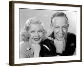 Follow The Fleet, Ginger Rogers, Fred Astaire, 1936-null-Framed Photo