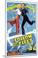 Follow The Fleet, Ginger Rogers, Fred Astaire, 1936-null-Mounted Art Print