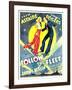 Follow The Fleet, Ginger Rogers, Fred Astaire on window card, 1936-null-Framed Art Print