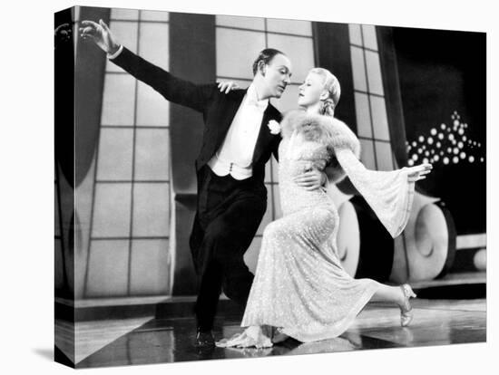 Follow the Fleet, L-R: Fred Astaire, Ginger Rogers, 1936-null-Stretched Canvas