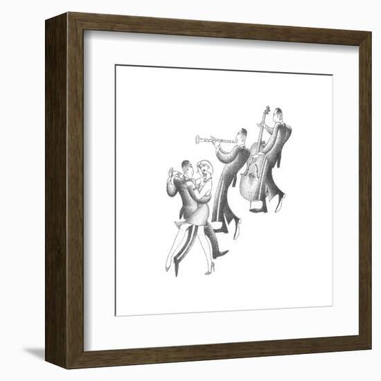 Follow the Rhythms-Roger Vilar-Framed Art Print