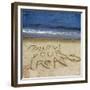 Follow Your Dreams in the Sand-Kimberly Glover-Framed Premium Photographic Print