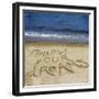 Follow Your Dreams in the Sand-Kimberly Glover-Framed Premium Photographic Print