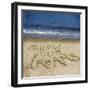 Follow Your Dreams in the Sand-Kimberly Glover-Framed Photographic Print