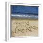 Follow Your Dreams in the Sand-Kimberly Glover-Framed Photographic Print