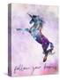 Follow your Dreams Unicorn 3-Kimberly Allen-Stretched Canvas