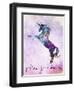 Follow your Dreams Unicorn 3-Kimberly Allen-Framed Art Print