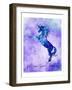 Follow your Dreams Unicorn Purple-Kimberly Allen-Framed Art Print