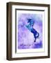 Follow your Dreams Unicorn Purple-Kimberly Allen-Framed Art Print