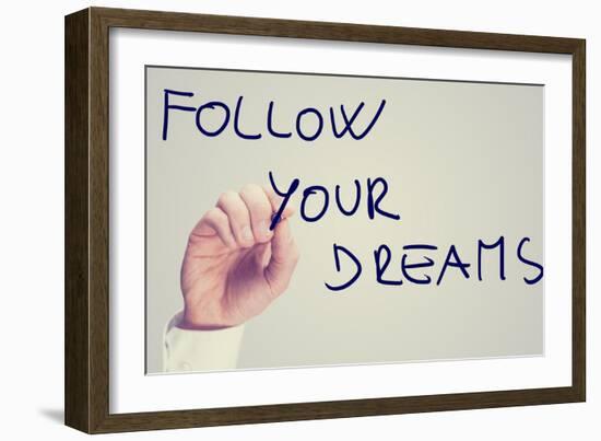 Follow Your Dreams-Gajus-Framed Photographic Print