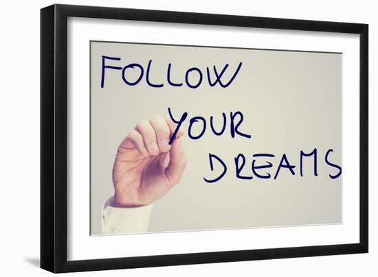 Follow Your Dreams-Gajus-Framed Photographic Print