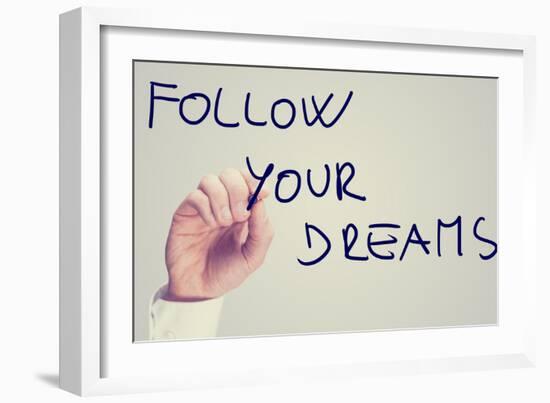 Follow Your Dreams-Gajus-Framed Photographic Print