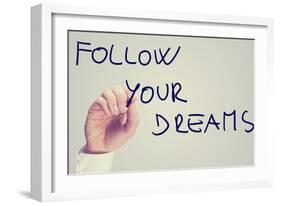 Follow Your Dreams-Gajus-Framed Photographic Print