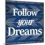 Follow Your Dreams-Elizabeth Medley-Mounted Art Print