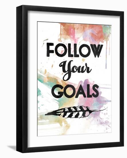 Follow Your Goal-OnRei-Framed Art Print