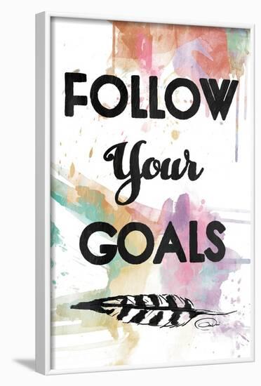 Follow Your Goals-OnRei-Framed Art Print