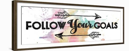 Follow Your Goals-OnRei-Framed Premium Giclee Print