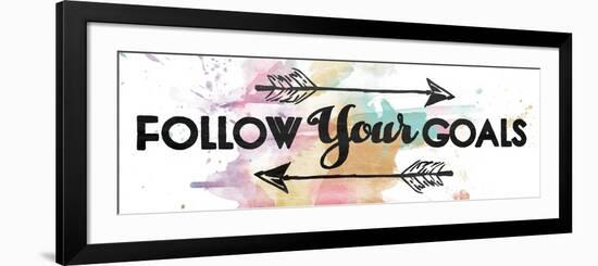 Follow Your Goals-OnRei-Framed Premium Giclee Print